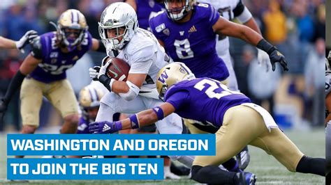 Breaking News Big Ten Conference Adds Washington And Oregon Expands