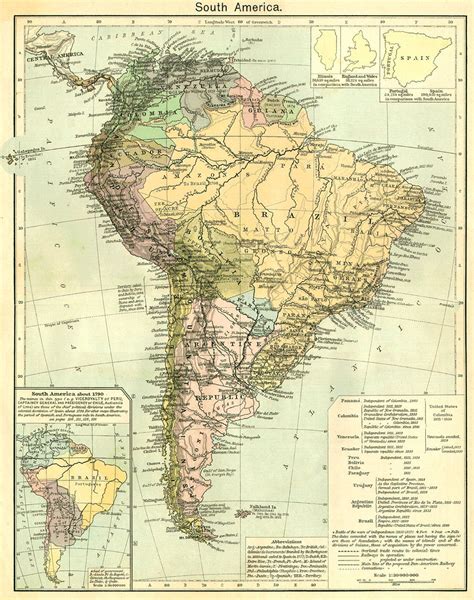 Mapa Antiguo De América Del Sur Mapa Antigo Da América Do Flickr