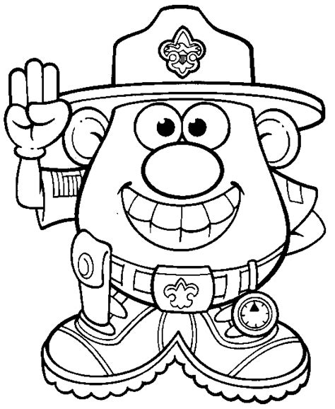 Here you can explore hq mr potato head transparent illustrations, icons and clipart with filter setting like size, type, color etc. Mr. Potatohead Coloring Page - potato head | All Kids Network