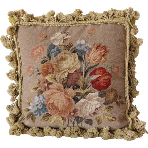 Check out our french tapestry pillows selection for the very best in unique or custom, handmade pieces there are 790 french tapestry pillows for sale on etsy, and they cost $56.34 on average. French Aubusson Tapestry and Tasseled Pillow