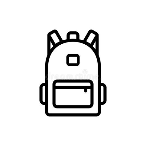 School Bag Outline Stock Illustrations 12715 School Bag Outline