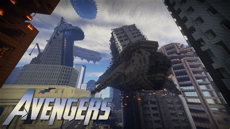 Recreating The Battle Of New York In Minecraft Avengers Youtube