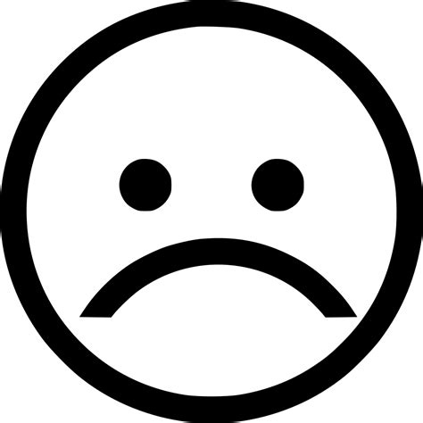 Sad Bad Mood Svg Png Icon Free Download 549208 Onlinewebfontscom