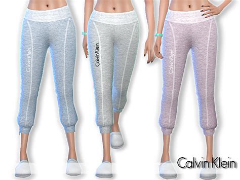 The Sims Resource Calvin Klein Sleepwear Set
