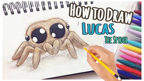 How To Draw Lucas The Spider Cute And Easy💜 Youtube