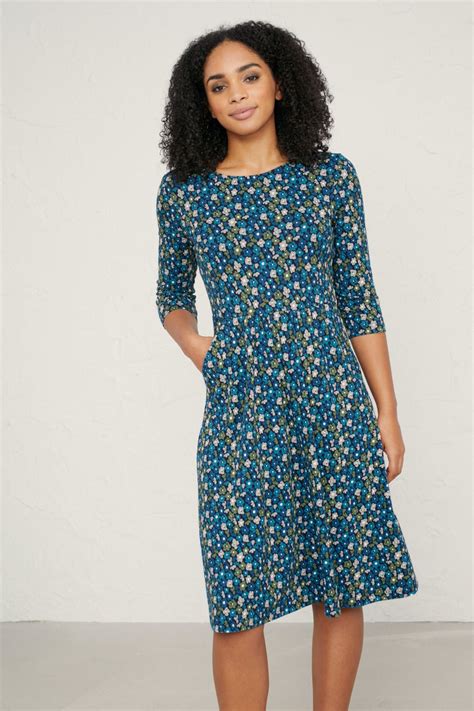 This Dress Is Made From Soft And Breathable Organic Cotton Jersey With A Touch Of Stretch For