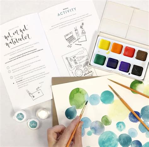 Diy Watercolor Kit Premium Watercolor Painting Kit Beginner Etsy