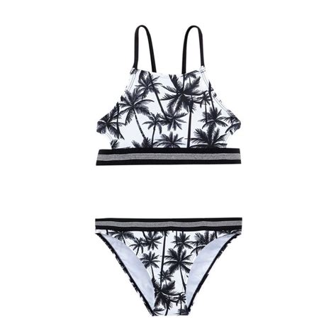 Maillot de bain 2 pièces fille speedo crop multicolore 114a189. Maillot De Bain 2 Pièces Imprimé 10-16 Ans - Taille : 10 ...