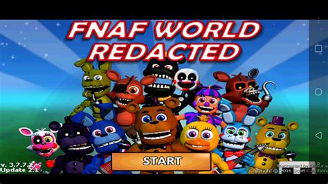 Fnaf World Redacted3 All End Bosses Youtube