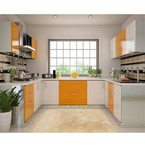 Here are our 9 simple and modern u shaped kitchen designs will help you to choose the best one. Modern U Shaped Kitchen Cabinet, Rs 950 /square feet ...