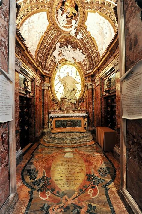 The Inside Of A Building With An Ornately Decorated Floor