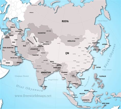 Asya Haritaları