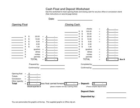 Daily cash report template for ms excel word program a binary balance sheet is updated with money in trust cash redeposited with the bank of japan s head office branches and agents by the. 19 Best Images of Cash Count Worksheet - Cash Register Count Sheet Template, Cash Register Count ...