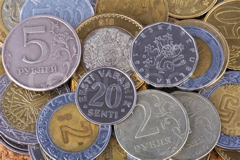 The world coin price guide is a complete catalog of values for world coins from 1600 to date. Coins from different countries ... | Stock image | Colourbox