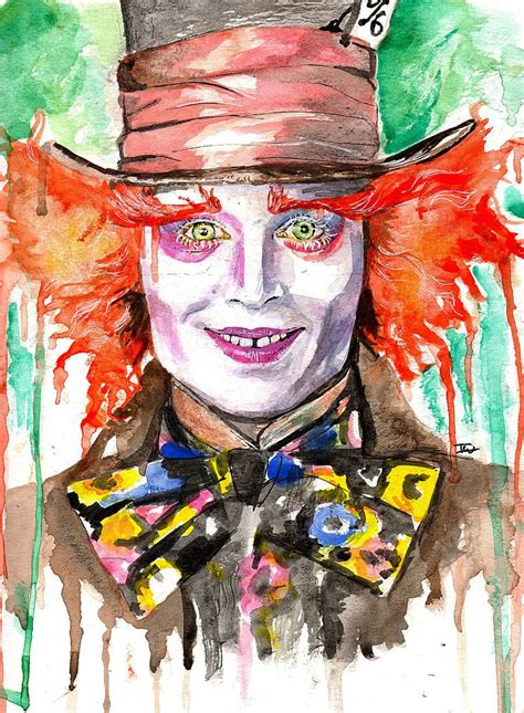 Contest Color Paintings On Portraits Drawings Deviantart Mad Hatter Drawing Mad Hatter