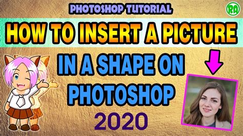 How To Insert A Picture In A Shape On Photoshop 2021 Youtube