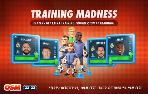 Osm Weekend Event 21 23 Oct 2022 Training Madness ⚽ 🏃 Ronlinesoccermanager