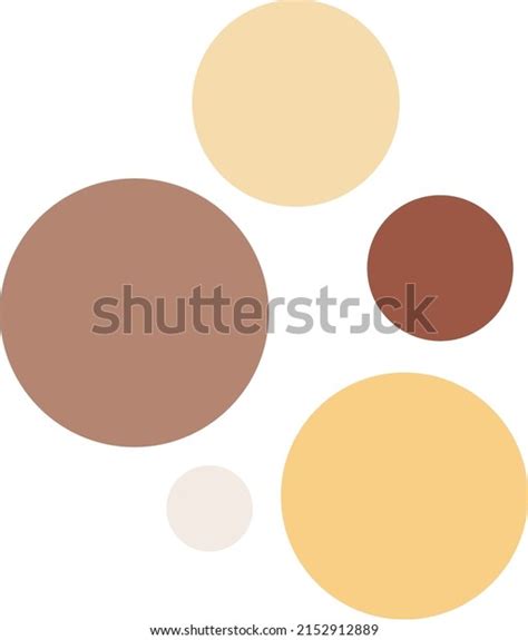 Simple Minimalist Nude Color Palette Swatches Vector C S N Mi N Ph