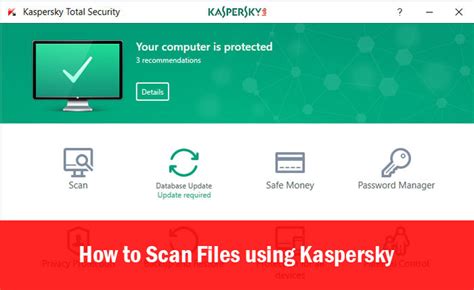 How To Scan Files Using Kaspersky Antivirus Insider