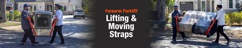 Forearm Forklift Movxing Cradle Lifting And Moving Straps