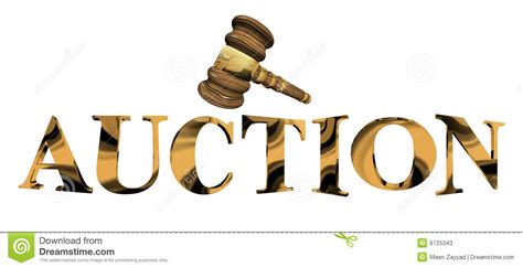 Maybe you would like to learn more about one of these? Auction in Gold stock illustration. Illustration of auction - 9725343