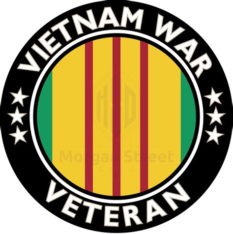 Vietnam War Veteran Decalsticker Car Window Round Die Cut Ebay