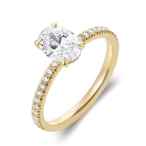 Oval Diamond Solitaire 1 19ct Pravins