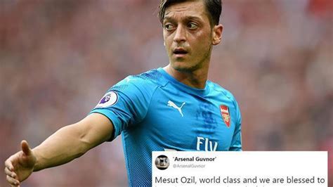 Arsenal Fans Jump To Defend Under Fire Mesut Ozil After German Ace Hit
