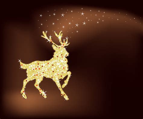 Christmas Reindeer Wallpaper Wallpapersafari