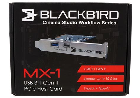 Maybe you would like to learn more about one of these? Blackbird MX-1 USB 3.1 PCIe Card Review - USB 3.1 Type-A ...