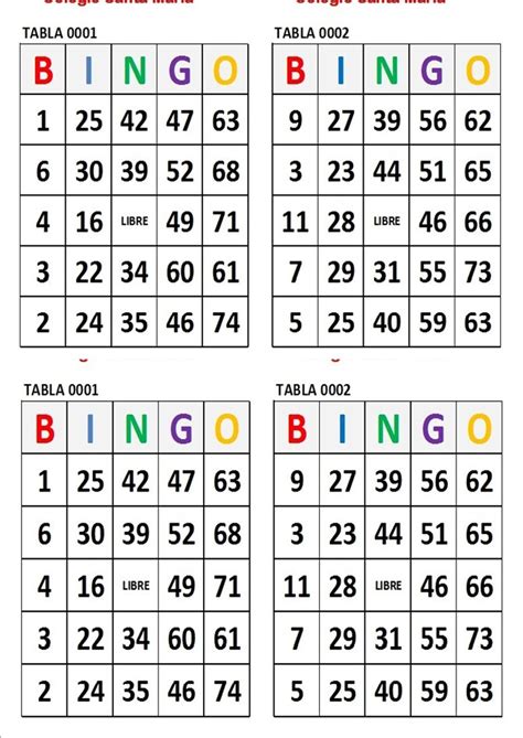 En este espacio, los niños aprenderán a través del juego conceptos matemáticos como el reconocimiento de los números y su asociación con las cantidades, formas. Cartones De Bingo En Pdf Para Imprimir - Bs. 400,00 en ...