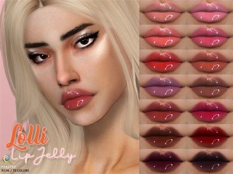 Lolli Lip Jelly N196 By Praline Sims For The Sims 4 Sims 4 Mods Sims 4