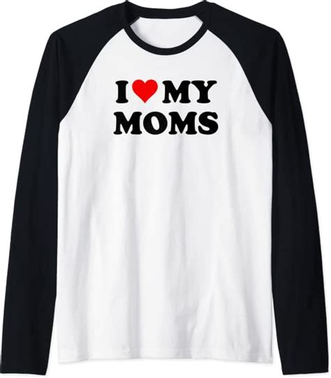 I Love My Moms Shirtpride Teestwo Moms Are Better Than