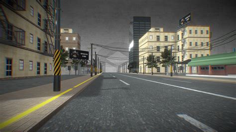 Game Ready City Scene - Buy Royalty Free 3D model by OmegaRedZA ...