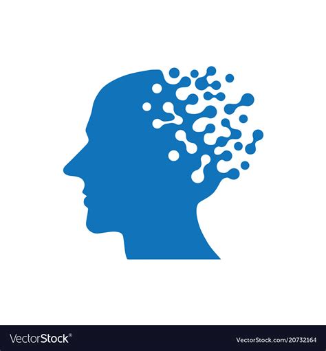 Artificial Intelligence Icon Human Ai Royalty Free Vector