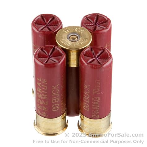 250 Rounds Of Discount 00 Buck 12ga Ammo For Sale By Federal