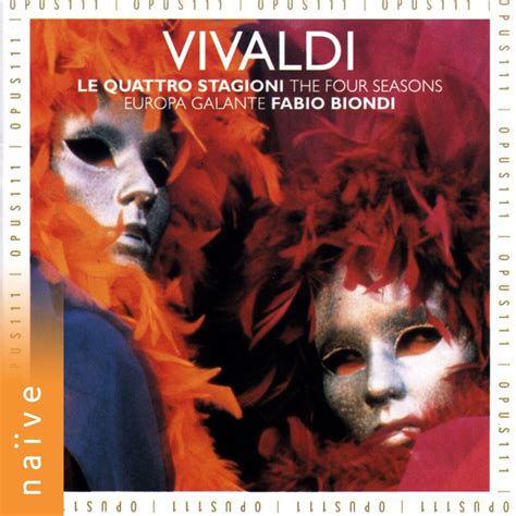 ‎vivaldi The Four Seasons Album By Europa Galante And Fabio Biondi