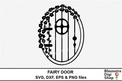 Fairy Door Cut Files Svg Dxf Eps And Png Files