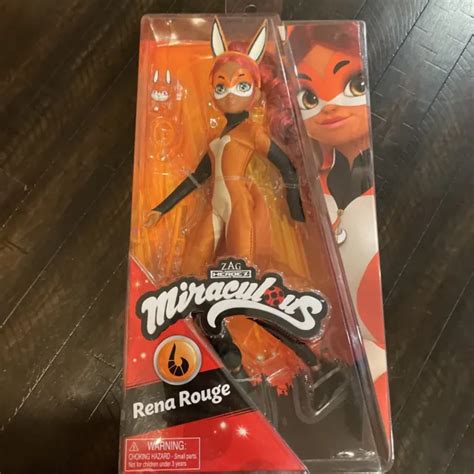 Playmates Toys Miraculous Rena Rouge Action Figure Nib Zag Heroez