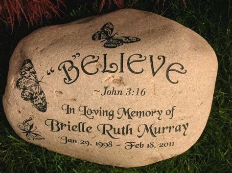 Engraved Rock Large Engraved River Rock Bible Quote