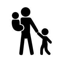 The number of single parent families, headed by single mothers and single fathers, has been increasing. Single Parent Icons - Download Free Vector Icons | Noun ...
