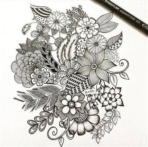 Pin By Amrutha Routhu On My Floral Doodle Artwork Zentangle Patterns