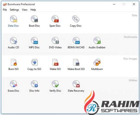 Burnaware Free 1041 Free Download Rahim Soft