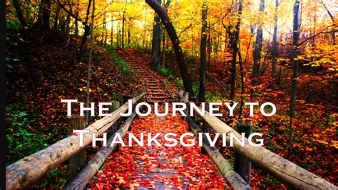 The Journey To Thanksgiving Srvumc