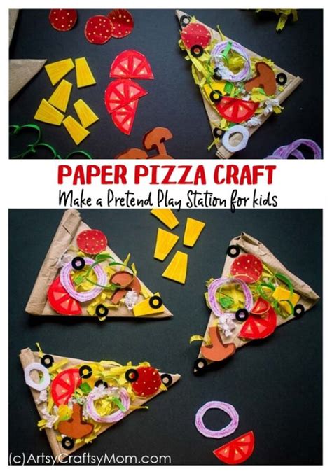 15 Positively Tempting Pizza Crafts For Children Fkakidstv