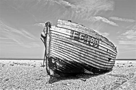 Wallpaper White Black Boat Kent Beached Dungeness Wreck Fe180