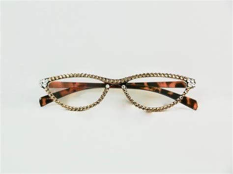 Gina Eyewear Handmade Reading Glasses Made With Authentic Swarovski Crystals 100 Excellent