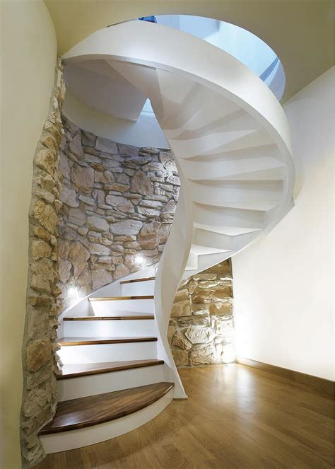 Spiral Staircase In Lightweight Concrete By Rizzi