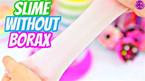Slime Without Borax How To Make A 2 Ingredient No Borax Clear Slime