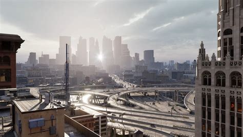 Unreal Engine 5 The City Video Provides New Gorgeous Look At The Matrix